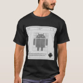 T-shirt ANDROID DESIGN Tシャツ (正面)