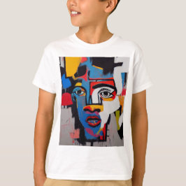 T-shirt art abstrait tシャツ