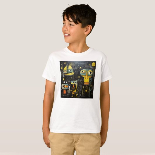 T-shirt art abstrait tシャツ (正面フル)