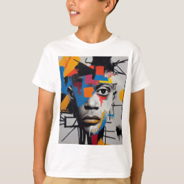T-shirt art abstrait tシャツ