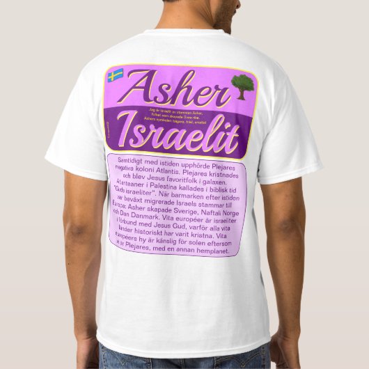 T-shirt — Asher Tシャツ (裏面)