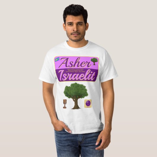 T-shirt — Asher Tシャツ (正面フル)