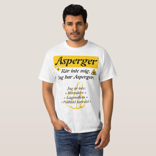 T-shirt — Asperger Tシャツ (正面フル)
