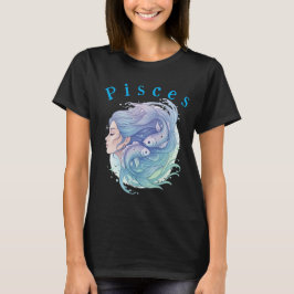 T-shirt. Astrology Horoscope Pisces Sign Tシャツ