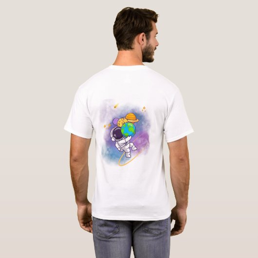 T-Shirt astronaut edition Tシャツ (裏面フル)