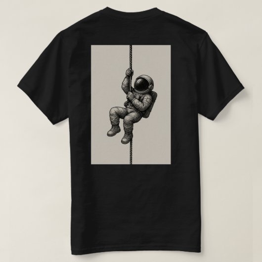 T-shirt Astronaut Tシャツ (デザイン裏面)