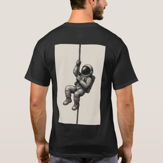 T-shirt Astronaut Tシャツ (裏面)