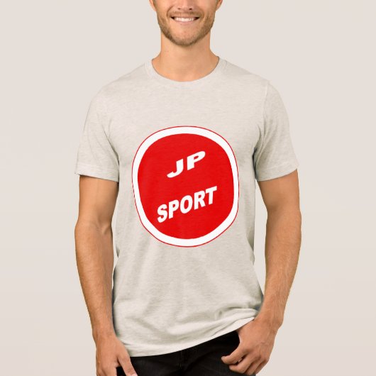 T-shirt avoine homme  JAPAN  SPORT  トライブレンドＴシャツ (正面)