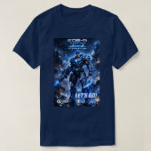 T-SHIRT - AXION-8 STORMBLADE - LET'S GO! Tシャツ (デザイン正面)