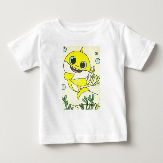 T-shirt Baby Shark ベビーTシャツ (正面)