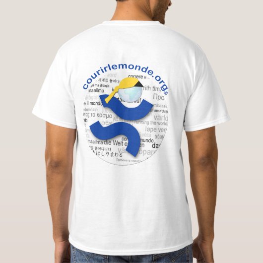 T-shirt basic tシャツ (裏面)