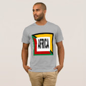T-shirt basique BIO gris chiné DESIGN AFRICA Tシャツ (正面フル)