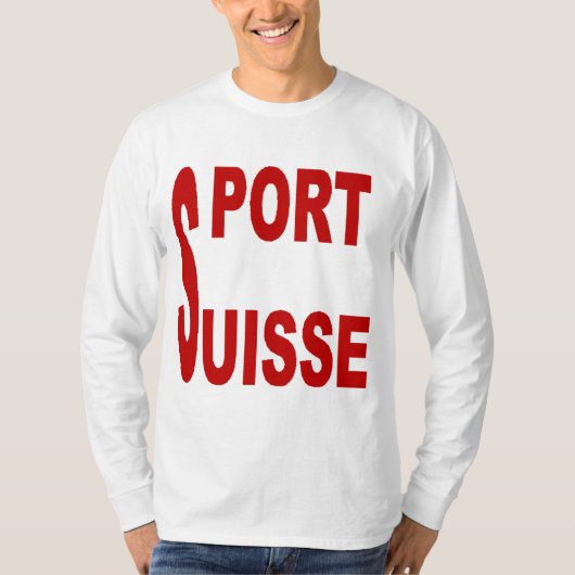 T-shirt basique blanc  SPORT  SUISSE Tシャツ (正面)