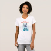 T-SHIRT -basique femme - STOP POLLUTION - Tシャツ (正面フル)