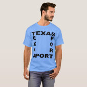 T-shirt basique foncé bleu DESIGN TEXAS SPORT Tシャツ (正面フル)