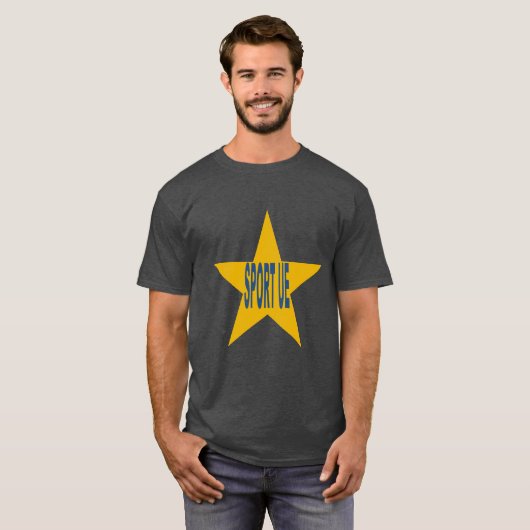 T-shirt basique foncé Design SPORT EUROPE Tシャツ (正面フル)