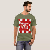 T-shirt basique foncé vert kaki  SCHWEIZ Tシャツ (正面フル)