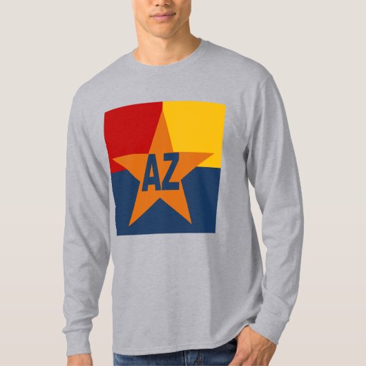 T-shirt basique gris  ARIZONA Tシャツ (正面)