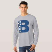T-shirt basique gris Design BORDEAUX Tシャツ (正面フル)