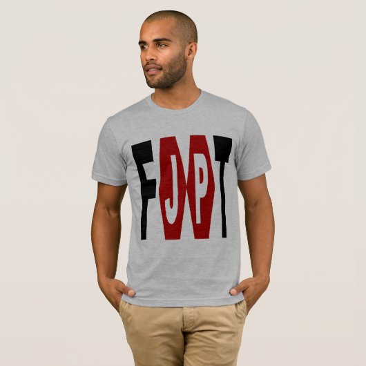 T-shirt basique gris Design FOOT JAPAN Tシャツ (正面フル)