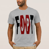 T-shirt basique gris Design FOOT JAPAN Tシャツ (正面)