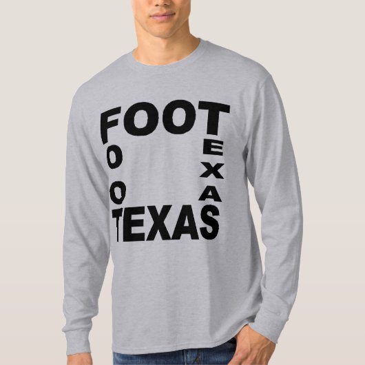 T-shirt basique gris  FOOT  TEXAS Tシャツ (正面)