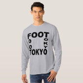 T-shirt basique gris FOOT TOKYO Tシャツ (正面フル)