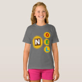 T-shirt basique gris fumée NOEL SOLEIL CHOCOLAT Tシャツ (正面フル)