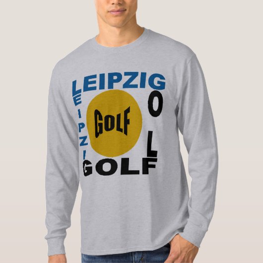 T-shirt basique gris LEIPZIG  GOLF Tシャツ (正面)