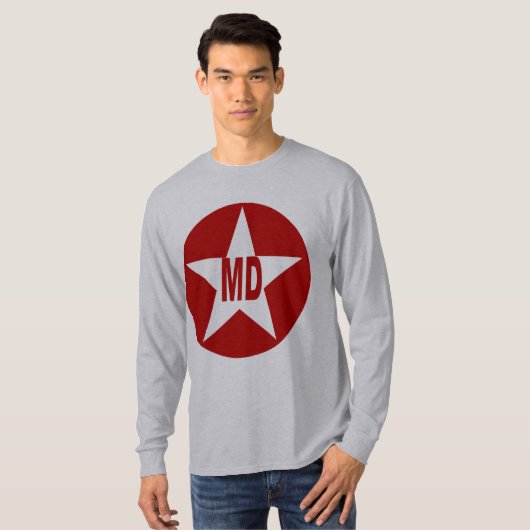 T-shirt basique gris  MADRID Tシャツ (正面フル)