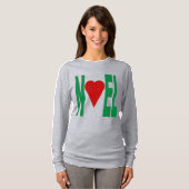T-shirt basique gris pour femmes NOEL Tシャツ (正面フル)