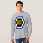 T-shirt basique gris pour hommes KENTUCKY Tシャツ (正面フル)