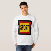 T-shirt basique manches longues SPORT ALLEMAGNE Tシャツ (正面フル)