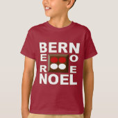 T-shirt basique marron Design BERN NOEL Tシャツ (正面)