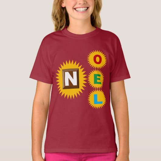 T-shirt basique marron  NOEL SOLEIL CHOCOLAT Tシャツ (正面)