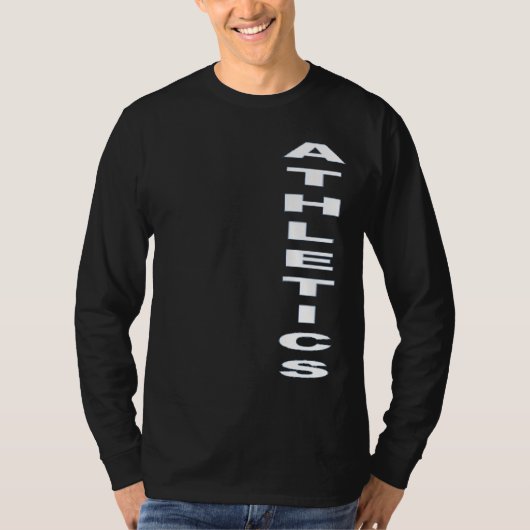 T-shirt basique noir  ATHLETICS Tシャツ (正面)