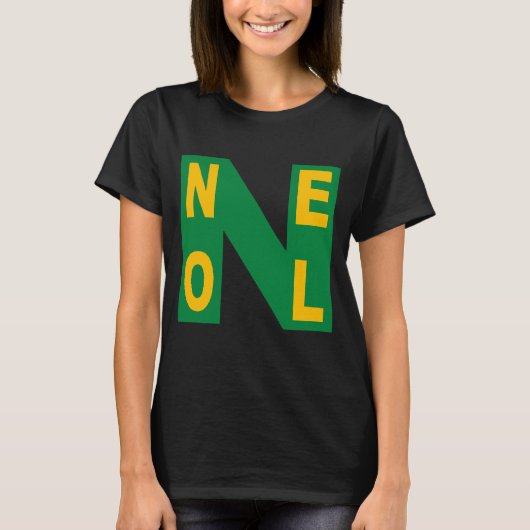 T-shirt basique noir Design NOEL Tシャツ (正面)