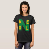 T-shirt basique noir Design NOEL Tシャツ (正面フル)