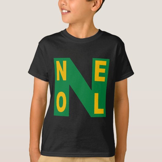 T-shirt basique noir Design NOEL Tシャツ (正面)