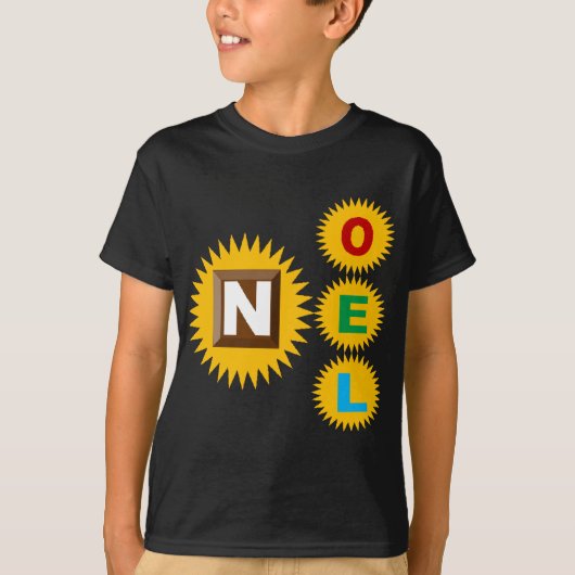 T-shirt basique noir NOEL SOLEIL CHOCOLAT Tシャツ (正面)