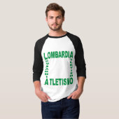 T-shirt basique raglan LOMBARDIA ATLETISMO Tシャツ (正面フル)