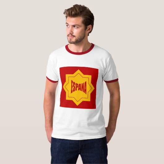 T-SHIRT BASIQUE RAS-DE-COU HOMMES DESIGN ESPANA Tシャツ (正面フル)