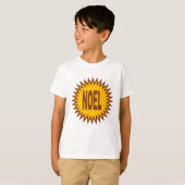 T-SHIRT BASIQUE STAR NOEL CHOCOLAT Tシャツ (正面フル)