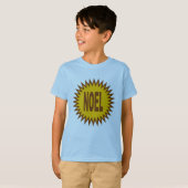 T-SHIRT BASIQUE STAR NOEL CHOCOLAT Tシャツ (正面フル)