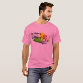 T-shirt Be hairy, Be happy! Tシャツ (正面フル)