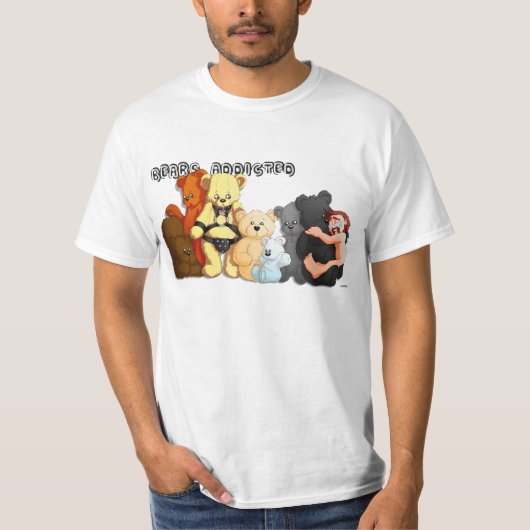 T-shirt BEARS ADDICTED Tシャツ (正面)