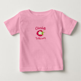 T-shirt bébé framboise ベビーTシャツ