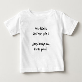 T-Shirt bébé "Mon doudou c'est mon pote" by REN ベビーTシャツ