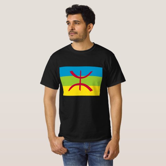 T-shirt berbère Amazigh Tシャツ (正面フル)