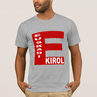 T-shirt BIO gris chiné  EUSKADI  KIROL Tシャツ